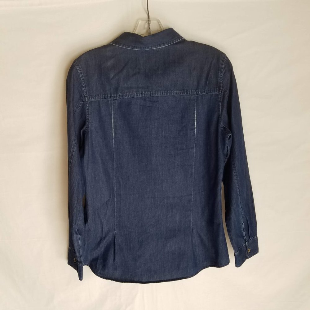 Pendleton Chambray Denim Button Front Long Sleeve… - image 4